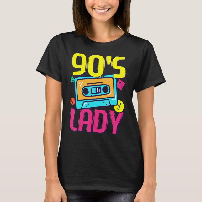 Camiseta Moda das Raparigas dos anos 90 A Moda das Moças de (Frente)
