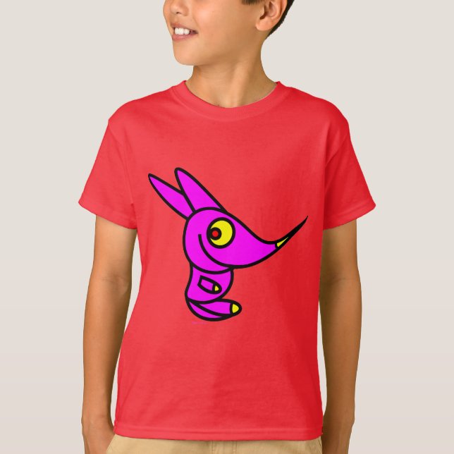 Camiseta moda de cachorro engraçado moda de cachorro engraç (Frente)