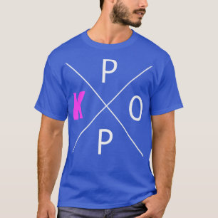 Camiseta Moda de Merch do Kpop K-Pop X Music Korea