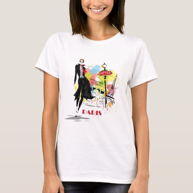 Camiseta Moda de Paris - W1 (Frente)