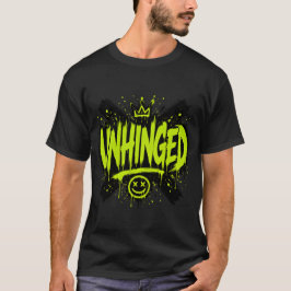 Camiseta Moda de rua cyberpunk verde neon descontrolada