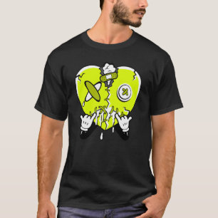 Camiseta Moda de rua Heart Dripping Og Visionaire Volt 1s M
