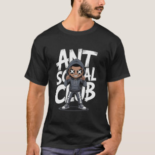 Camiseta Moda de Rua Vibes Antissociais