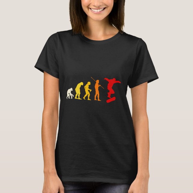 Camiseta Moda de Skate Presente de Skater Adolescente Roupa (Frente)