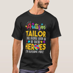 Camiseta Moda do Autismo As Pessoas Procuram Seus Heróis em