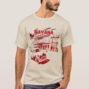 Camiseta Moda dos Homens da Rua Cubana