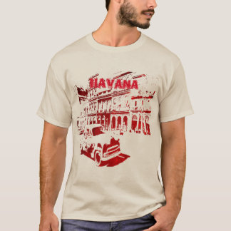 Camiseta Moda dos Homens da Rua Cubana