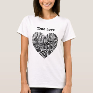 Camiseta Moda feminina Novidade gráfica VERDADEIRA AMOR
