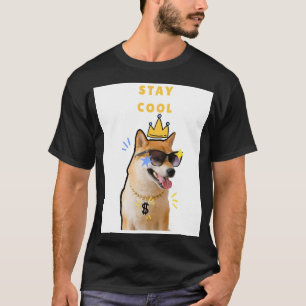 Camiseta Moda Fique Legal Roupa de Rua Preta para Cachorro