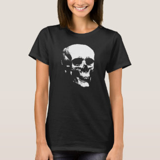 Camiseta Moda Gótica Caveira