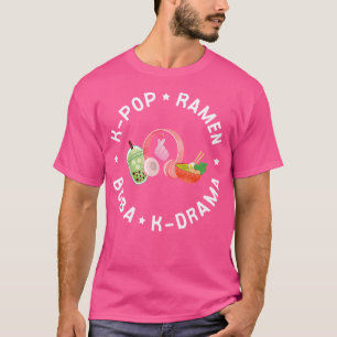 Camiseta Moda K-Pop Para Fãs De K-Drama Coreano K-Pop Mer