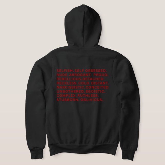 Camiseta Moda Masculina Era Vilã Sem Preocupações Bloco de  (Postura das costas)