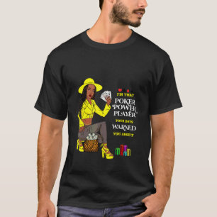 Camiseta Moda Poker jogador jogos de cartas cassino  Melani