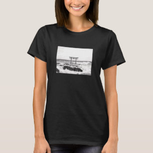 Camiseta Moda Retro Japonesa de Rua Estética Tóquio Fa