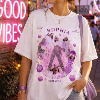 Camiseta Moda Retro Y2K Geração Z Millennial Urbana Festiva
