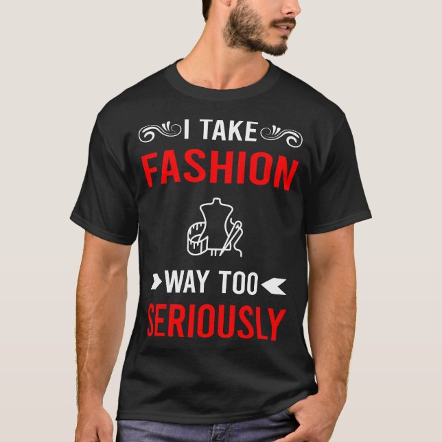Camiseta Moda Seriamente (Frente)
