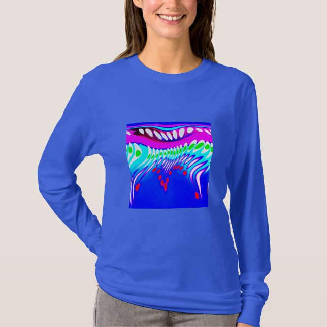Camiseta Moda trendy dançando fantasia (Frente)