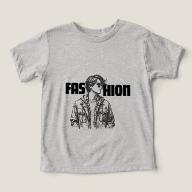 Camiseta Moda - Trendy & Na moda (Design frontal)