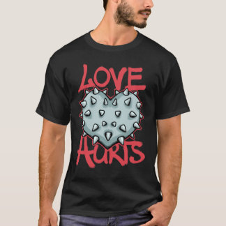 Camiseta Moda urbana Coração com Espinhos