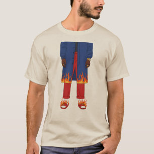 Camiseta Moda Urbana Flame Streetwear 