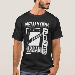 Camiseta Moda Urbana Streetwear Estilo de Cidade Famosa Hip