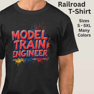 Camiseta Model Train Engineer 
