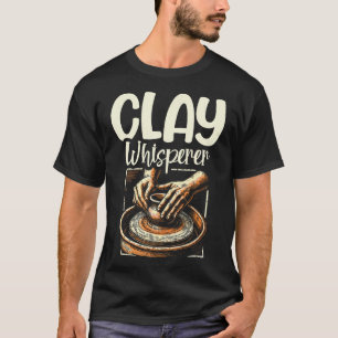 Camiseta Modelador de Argila Design de Cerâmica Engraçado A