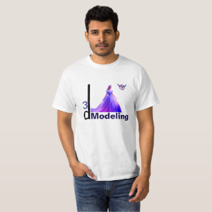 Camiseta Modelagem Bela Cinderela 3D =