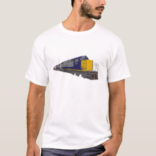 Camiseta  Modelo 3D: Comboio de carga: Estrada de ferro: