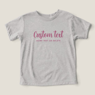 Camiseta Modelo Bella+Canvas Tri-blend Cinza Bebê e Rosa