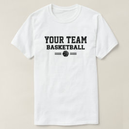 Camiseta Modelo da Equipe de Basquete Personalizada