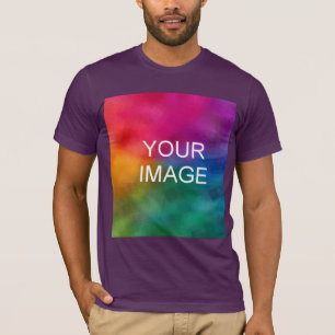 Camiseta Modelo de adição de logotipo de imagem personalizá