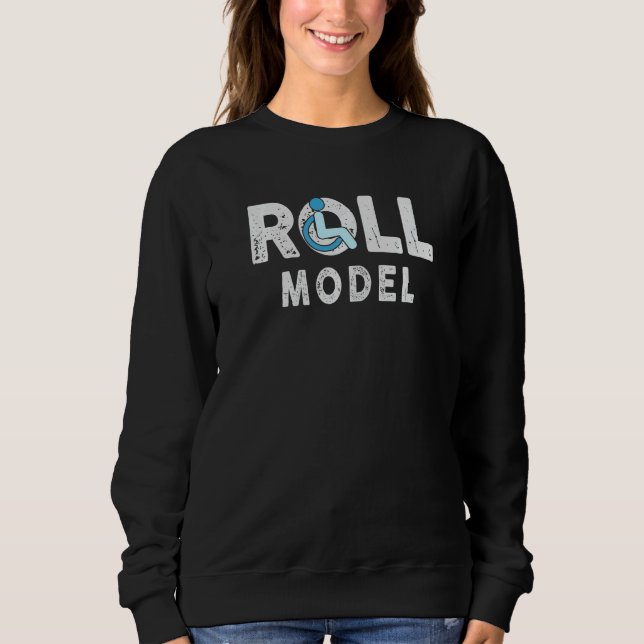 Camiseta Modelo de Cadeira de Rodas Conscientização sobre D (Frente)