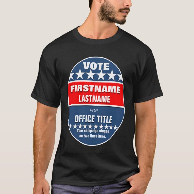 Camiseta Modelo de Campanha Personalizada (Frente)