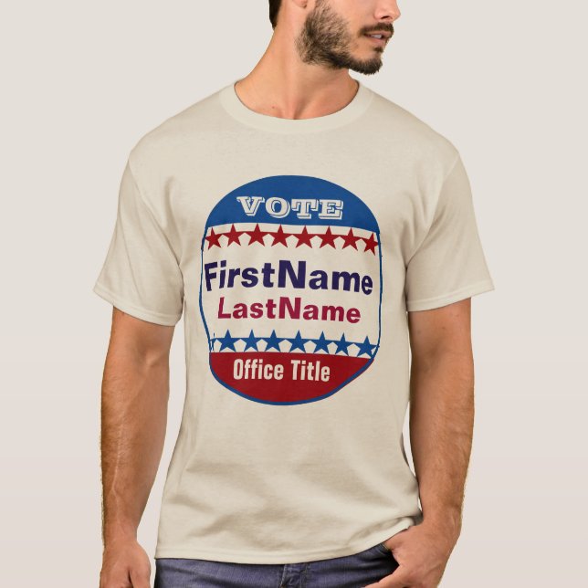 Camiseta Modelo de Campanha Personalizada (Frente)