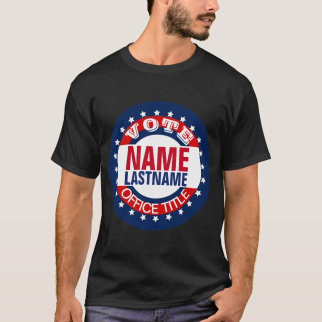 Camiseta Modelo de Campanha Personalizada (Frente)