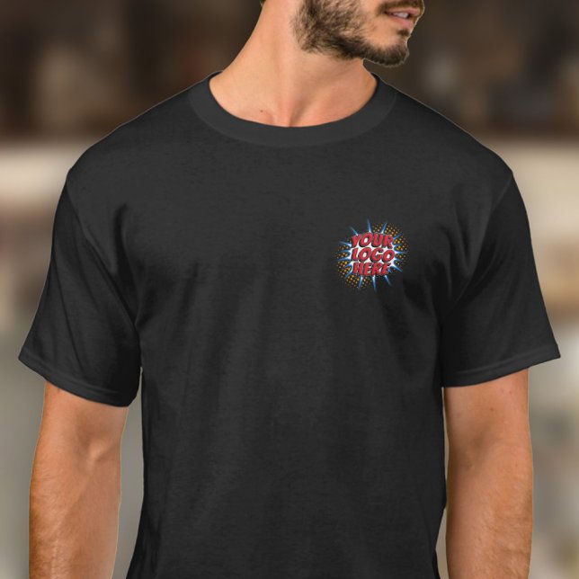 Camiseta Modelo de carregamento de logotipo - Funcionarios  (Criador carregado)