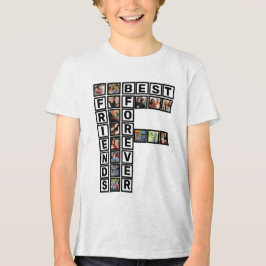 Camiseta Modelo de Colagem de Fotografias para os Melhores