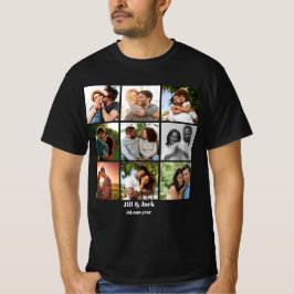 Camiseta Modelo de Colagem de Fotos 9 Personalizada para Ca