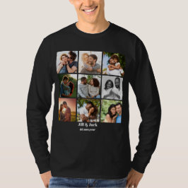 Camiseta Modelo de Colagem de Fotos 9 Personalizada para Ca