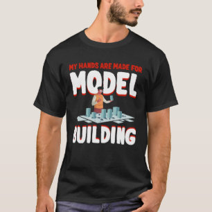 Camiseta Modelo de construtor de automóveis Kit de construt
