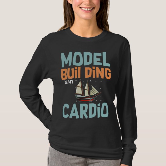 Camiseta Modelo de construtor de automóveis Kit de construt (Frente)