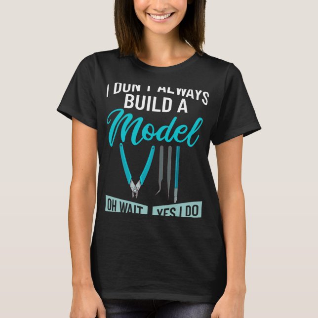 Camiseta Modelo de construtor de automóveis Kit de construt (Frente)