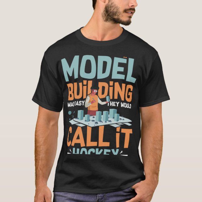 Camiseta Modelo de construtor de automóveis Kit de construt (Frente)