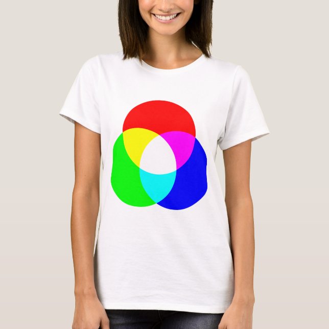 Camiseta Modelo de cor do RGB (Frente)