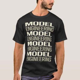 Camiseta Modelo de Engenharia de Texto Branco Engenheiro