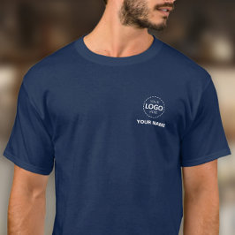 Camiseta Modelo de envio de logotipo comercial - Crie o seu