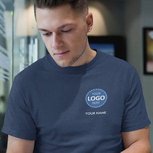 Camiseta Modelo de envio de logotipo comercial - Crie o seu