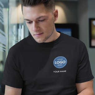 Camiseta Modelo de envio de logotipo comercial - Crie o seu
