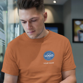 Camiseta Modelo de envio do logotipo comercial - Crie seu p